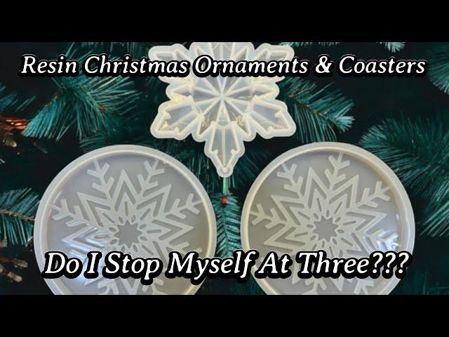 #641 Snowflake Ornament And Coaster Set ++++++