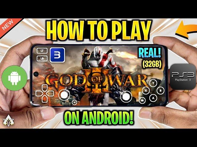  How To Play God Of War 3 On Android - APS3E PS3 Emulator | Original GOW 3 Mobile Gameplay!