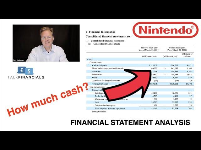 Nintendo 2022 - Financial Analysis: just how much cash is this company sitting on?