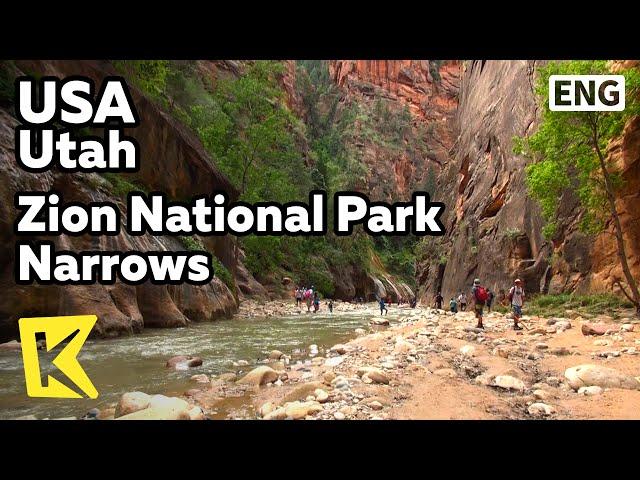 【K】USA Travel-Utah[미국 여행-유타]자이언 국립공원, 강물을 걷는 내로우스/Zion National Park/Narrows/River/Walking