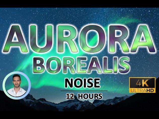 Aurora Borealis Noise for Instant Deep Sleep | 12 Hours | BLACK SCREEN | Tinnitus & Anxiety Relief