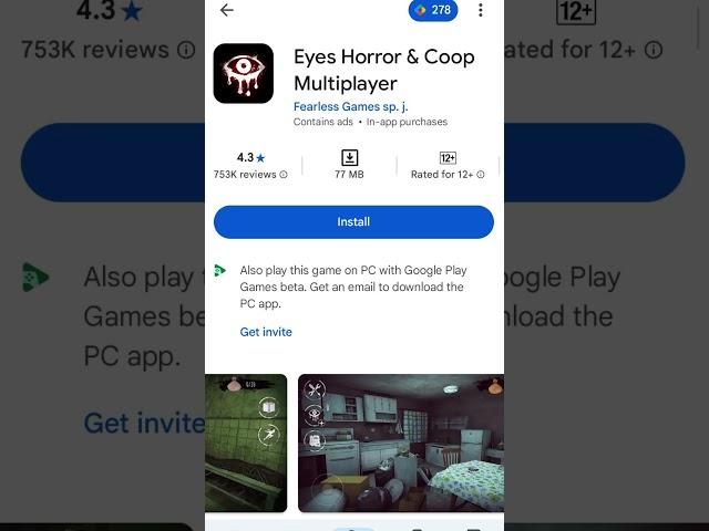 Top 5 Secret Horror Games on Playstore #gaming #shorts #games