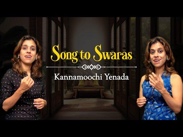 Song to Swaras - Kannamoochi Yenada | Pratibha Sarathy #eartraining #arrahman #kschithra