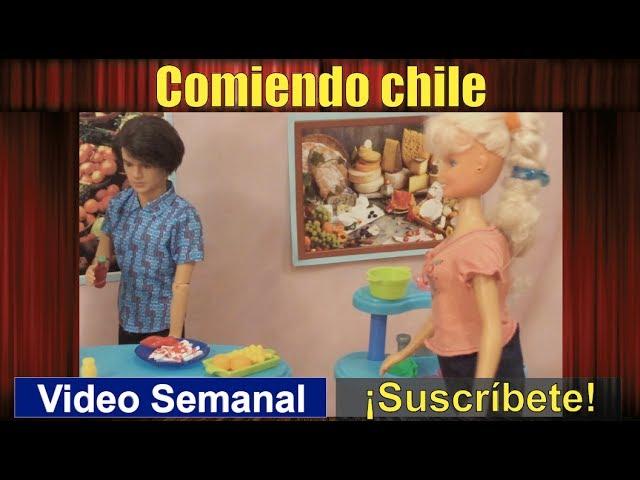 Ernesto is sick for eating chile (25) Gastritis - Story with dolls