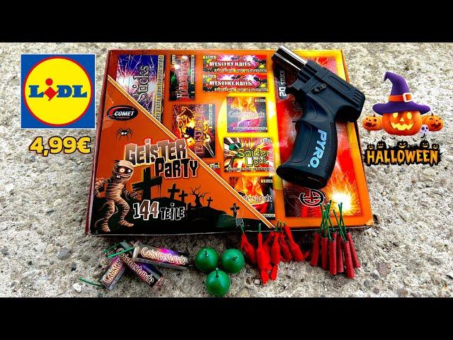 HALLOWEEN FEUERWERK 2024 | Geister Party (Lidl 4,99€)