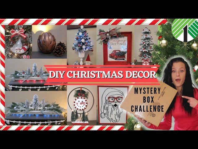 DIY CHRISTMAS HOME DECOR | MYSTERY BOX CHALLENGE