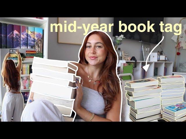 mid-year book tag ️ (favorite book, 5 stars, fictional crushes, made me cry, + more)