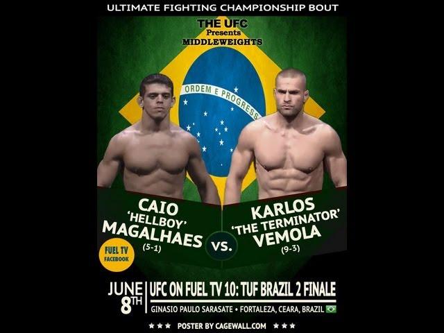 UFC-  Caio Magalhaes  VS. Karlos Vemola.  Brazil