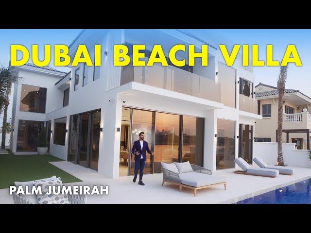 INSIDE A BEACH HOUSE AT PALM JUMEIRAH, DUBAI | PROPERTY TOUR VLOG #89