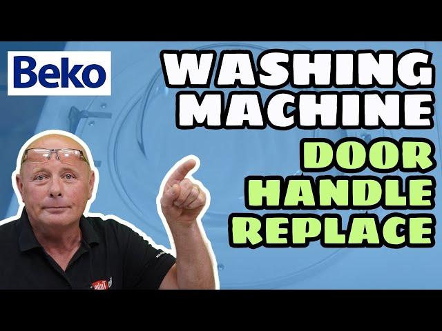 Beko wmb washing machine door handle & hinge catch: how to replace
