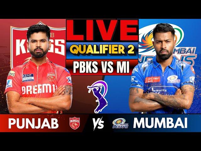 IPL 2025 LIVE: Punjab vs Mumbai | Live Cricket Match Score & Commentary | PBKS vs MI Qualifier Live