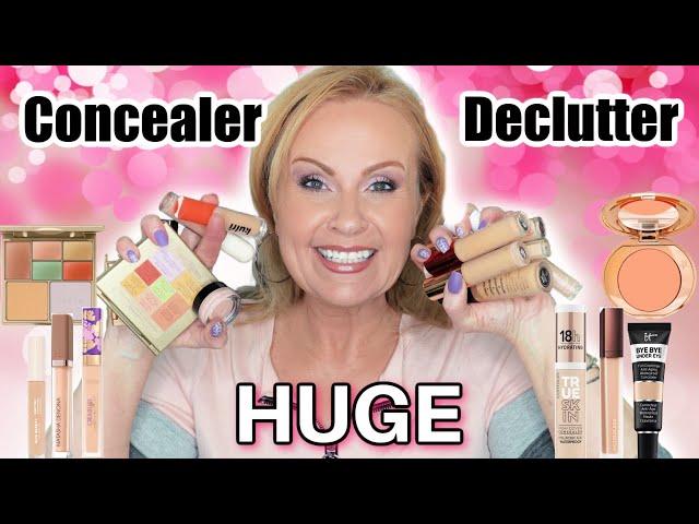 CONCEALER DECLUTTER! Loved Hated & Forgotten Makeup Over 50