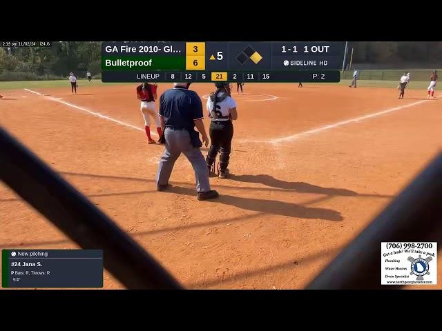 GA Fire 2010- Glass vs *Bulletproof Fastpitch 14U (2024.11.02)