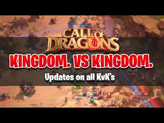 ALL SoS2 KvK UPDATES! FINAL ZONE WINNERS + Who Captured Dragon! | Call of Dragons