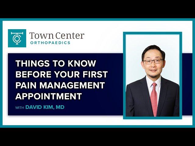 Things to Know Before Your First Pain Management Appointment