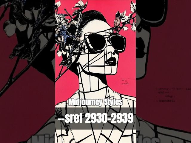 MidJourney Style Reference Codes (sref) 2930-2939: Unlock 10 Unique AI Art Styles #Midjourney #sref