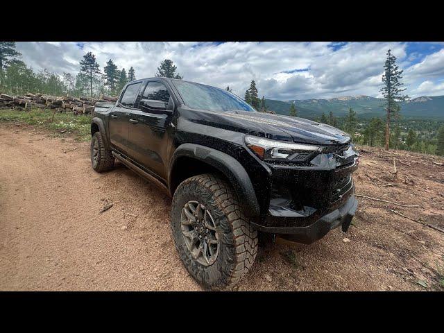 2023 Chevy Colorado ZR2 off roading at Slaughterhouse Gulch (Road)