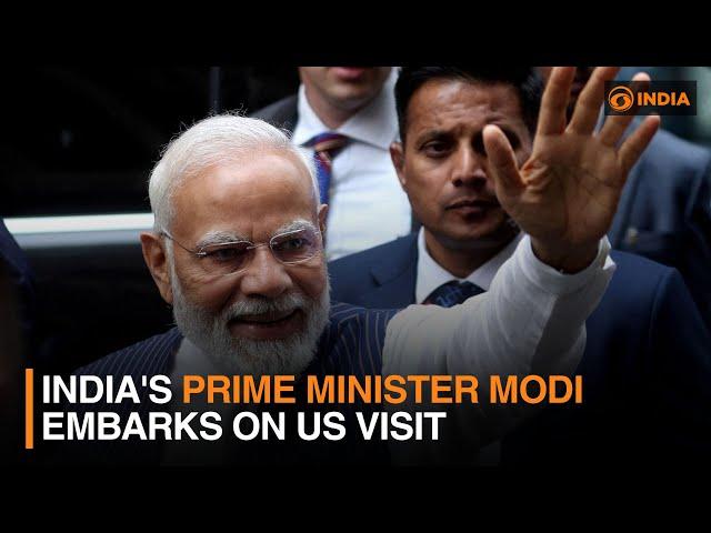 India's Prime Minister Modi embarks on US Visit | DD India