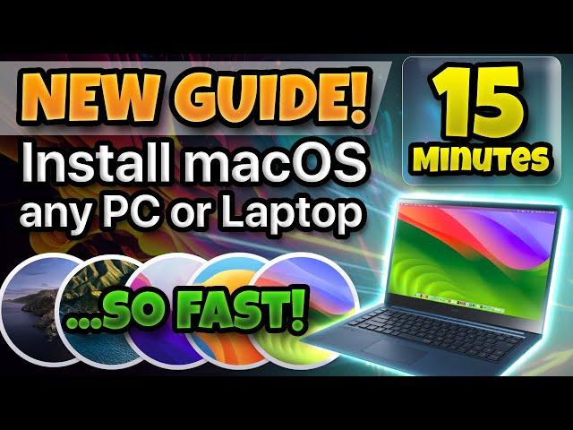 [NEW]Hackintosh 15 Minutes Quick Install, The last Guide you will ever watch