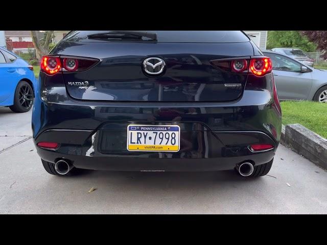 2021 Mazda 3 Corksport axle back exhaust