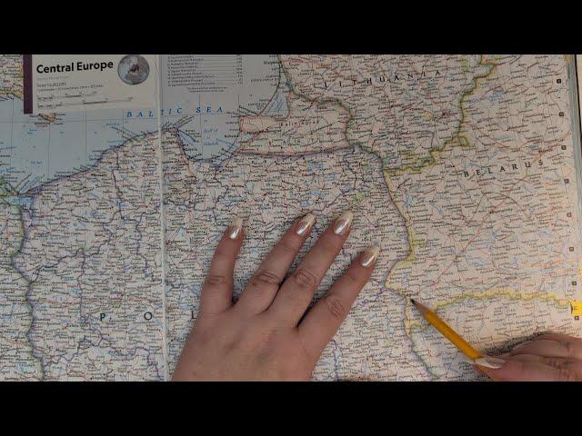 ASMR ~ Brest, Belarus History & Geography ~ Soft Spoken Map Tracing Google Earth