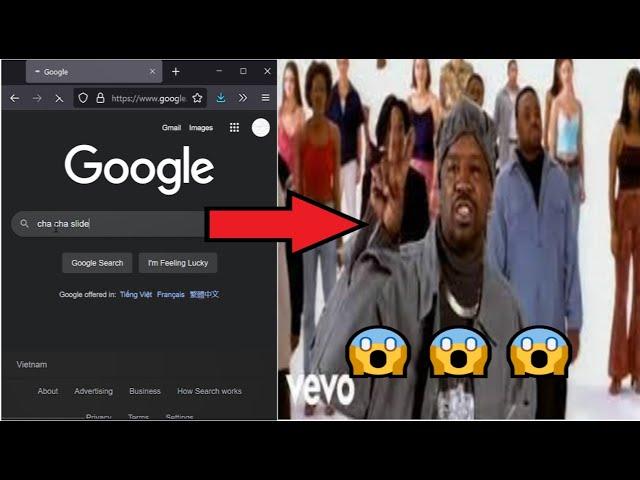 Search Cha Cha slide on Google and THIS happens... #shorts