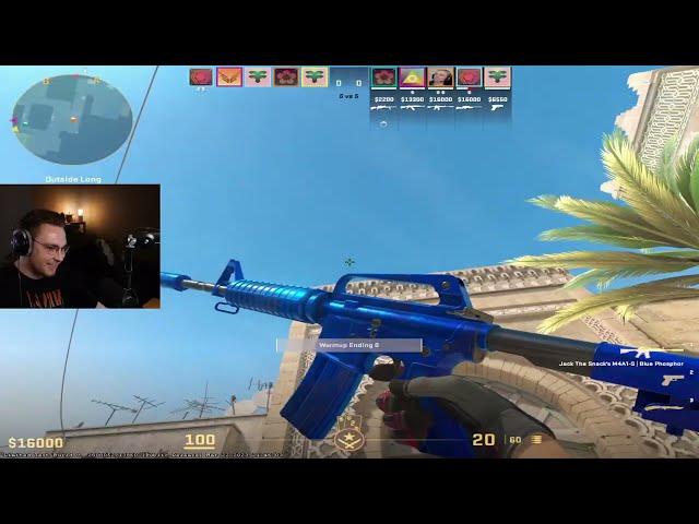 Ohnepixel React To The M4a1-s Phosphor LOOKS Like a Sapphire Counter-Strike 2