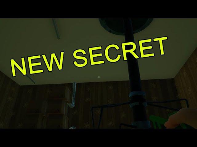 HELLO NEIGHBOR NEW SECRET WAY TO GET THE GREEN KEY