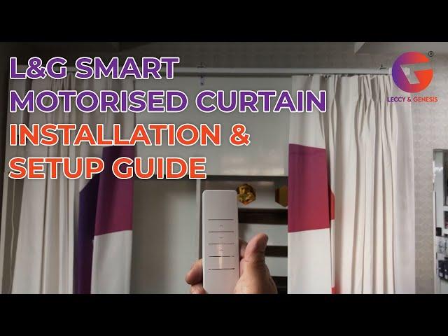 How to Install Smart Curtain | Motorized Curtain Track Installation & Setup Guide