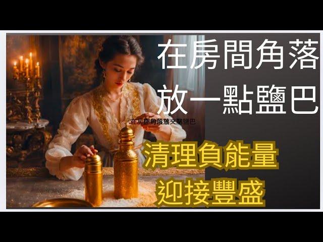 「宇宙大美人」正在直播！在房間角落放鹽，神奇的效果。清理一整年的負面能量，迎接2025年無限豐盛冥想。