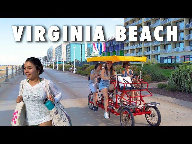 Virginia Beach BOARDWALK what to expect when you visit【4K】