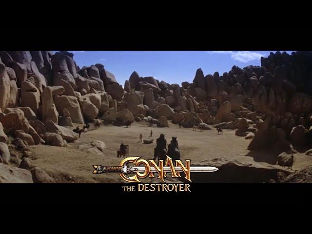 Conan the Destroyer - Conan vs Queen Taramis Henchmen (1/2) [HD]