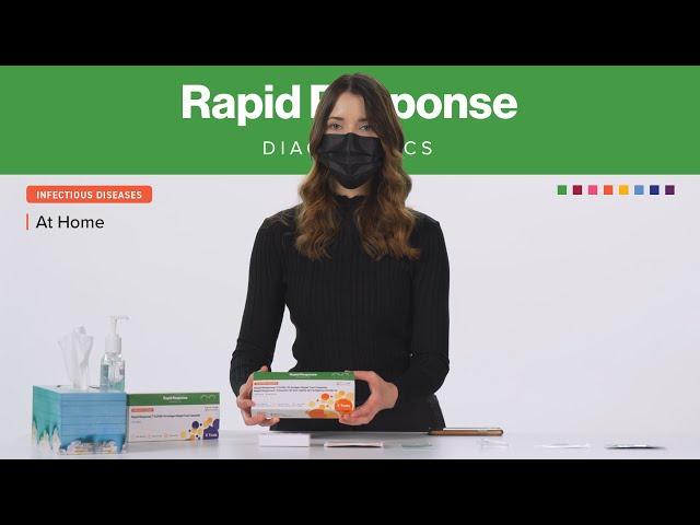 Rapid Response™ COVID-19 Antigen Rapid Test Cassette – At Home Demonstration