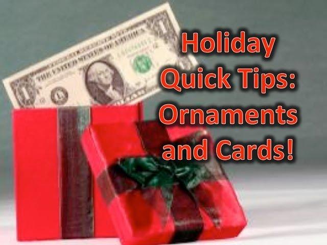 HOLIDAY QUICK TIPS: Ornament Organization and Family Christmas Card Organization