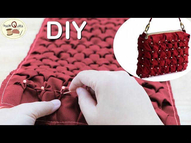 DIY Unusual handbag make from one piece of fabric