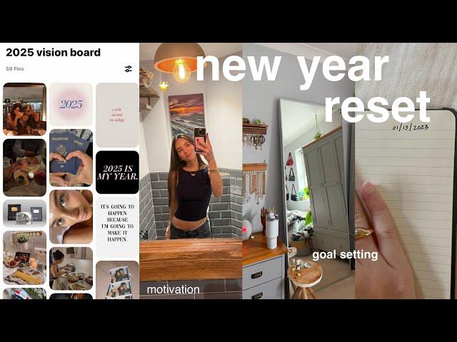 navigating 2025 goal setting, vision boards & new year motivation