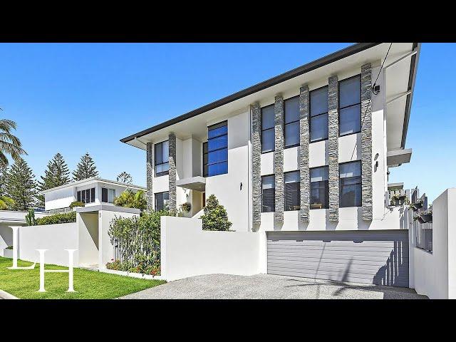 Inside a $7,000,000 waterfront home on the Gold Coast, Australia with a Private Beach