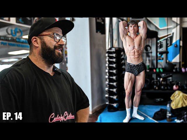 RAW CHEST WORKOUT w/ MY COACH | 5 WEEKS OUT