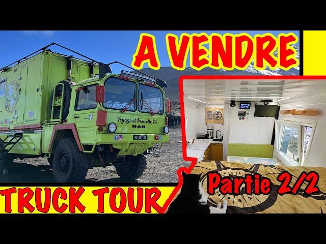 FOR SALE : Motorhome MAN KAT/ TRUCK TOUR inside/ Part 2/2 / Voyage et Nouvelle vie