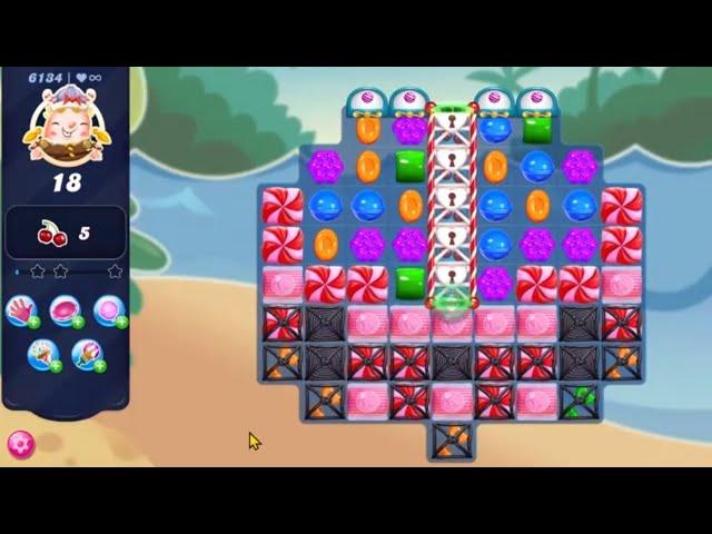 Candy Crush Saga LEVEL 6134 NO BOOSTERS (new version)