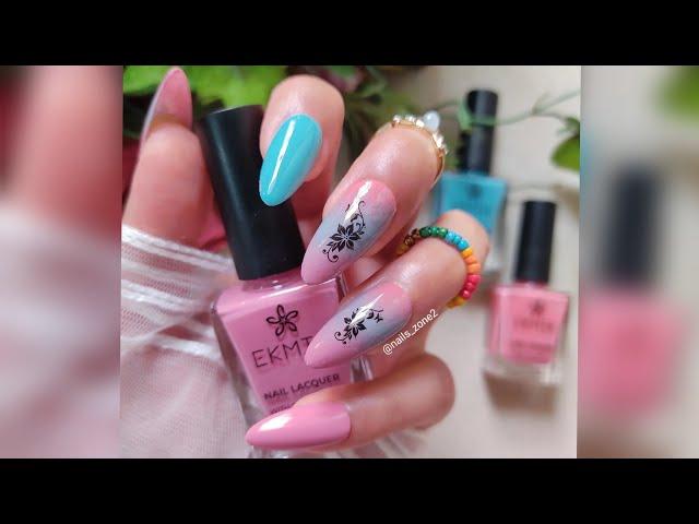 Easy nail art#shorts #short #youtubeshorts #explore #shortsfeed #shortsvideo #nails #nailart #cute