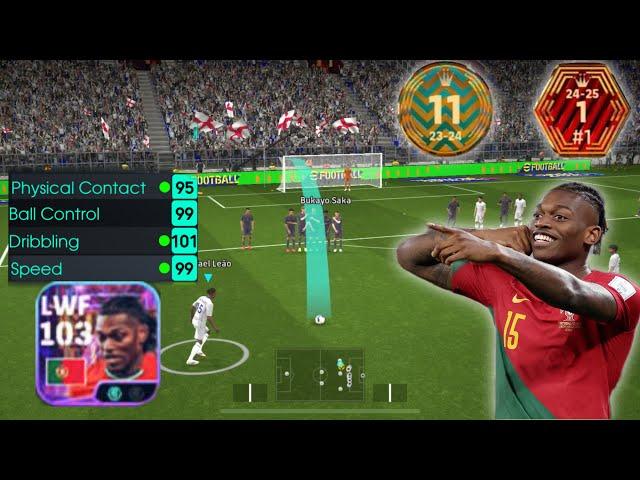 Is 103 Leao is The Best Winger In Game | Pack Opening + Review️