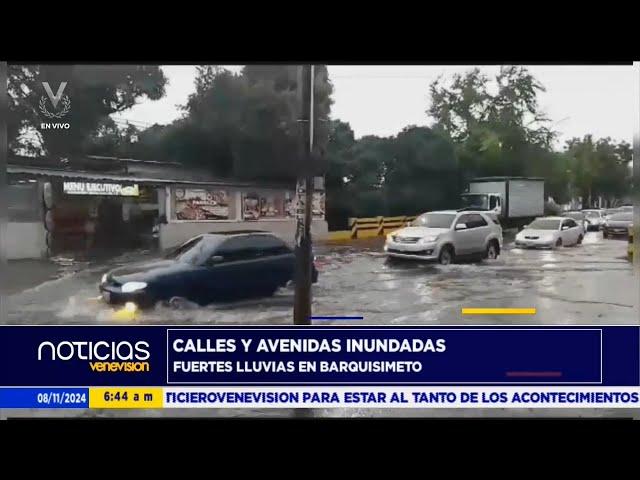 Lluvias causaron inundaciones en varios sectores de Lara - 8 de noviembre de 2024