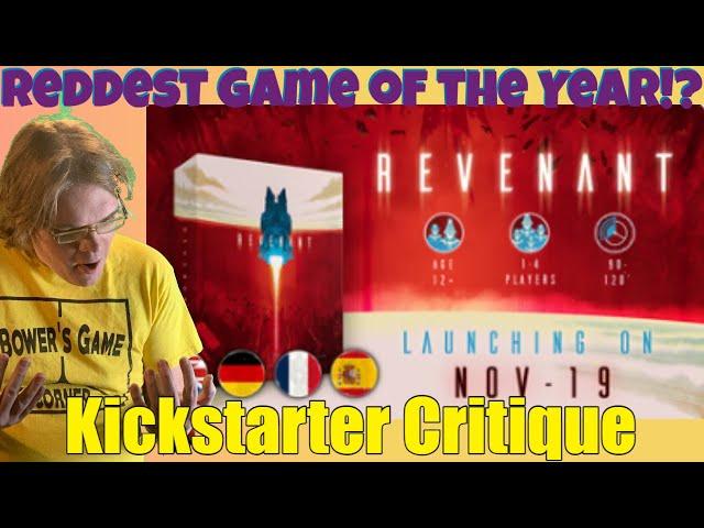 Revenant Kickstarter Critique Review *Post your launch date/Get Covered*