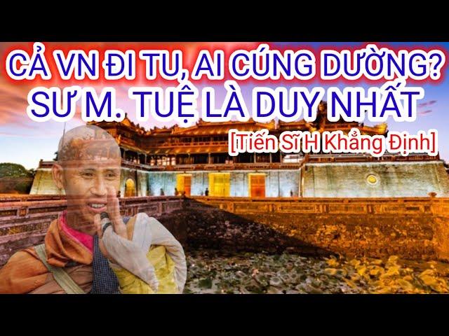 Tiến Sĩ Khẳng Định Ô. Thích Minh Tuệ Là Duy Nhất Trên Thế Giới