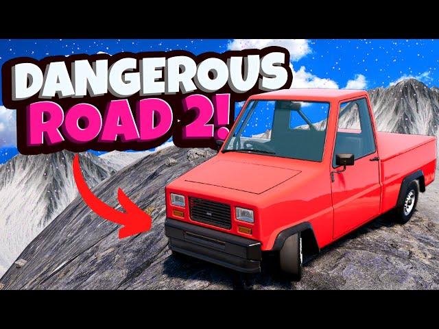 DANGEROUS ROAD 2 vs The SMALLEST Car in BeamNG Drive Mods!