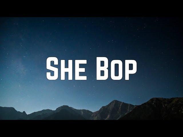 Cyndi Lauper - She Bop (Lyrics)