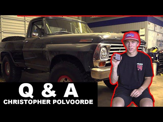 Baja, Cartel, Racing Stories and more Q & A with Christopher Polvoorde