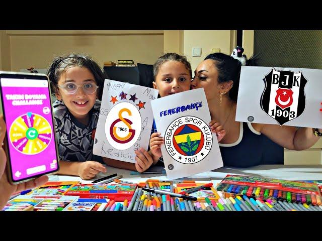 TAKIM BOYAMA CHALLENGE!! GALATASARAY & FENERBAHÇE & BEŞİKTAŞ