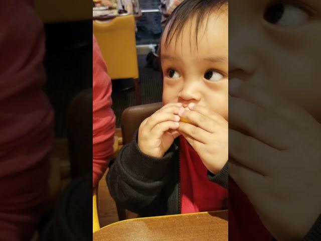 Eating Lemon Without Facial Expression Challenge | 15mos old ZKun